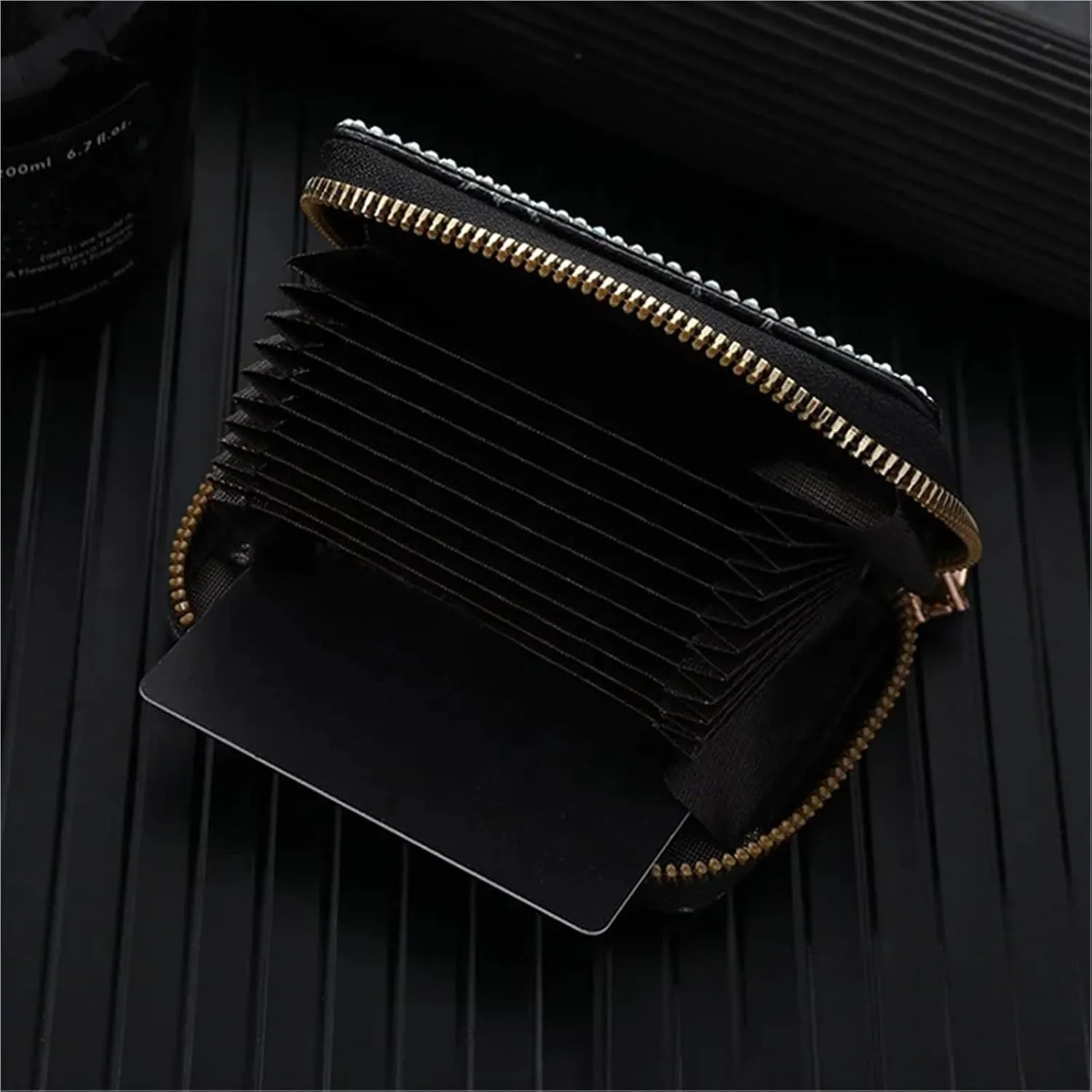 Rhinestone Bags Rhinestone Small Wallet for Women Large-Capacity Multi-Card Slot Storage Bag Stylish Coin Purse Zipper(Pink)