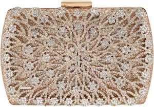 Rhinestone Evening Bag for Women Crystal Clutch Bag Glitter Handbag Bridal Wedding Purse