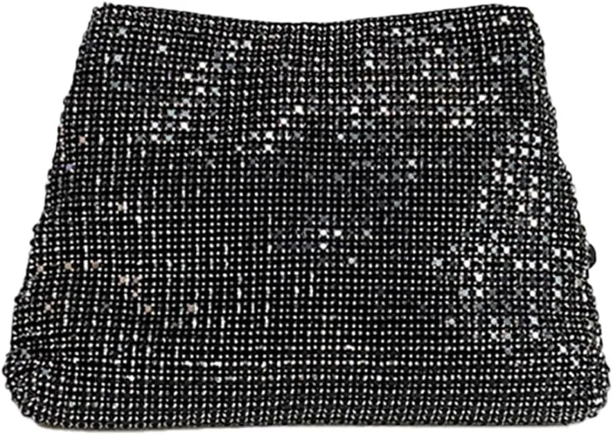Rhinestone Purse Glitter Evening bag Sparkly Bow Clutch Purses for Women Cross Body Handbags for Party Prom Wedding