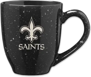 Rico Industries NFL Football 16 oz Team Color Laser Engraved Speckled Ceramic Coffee Mug