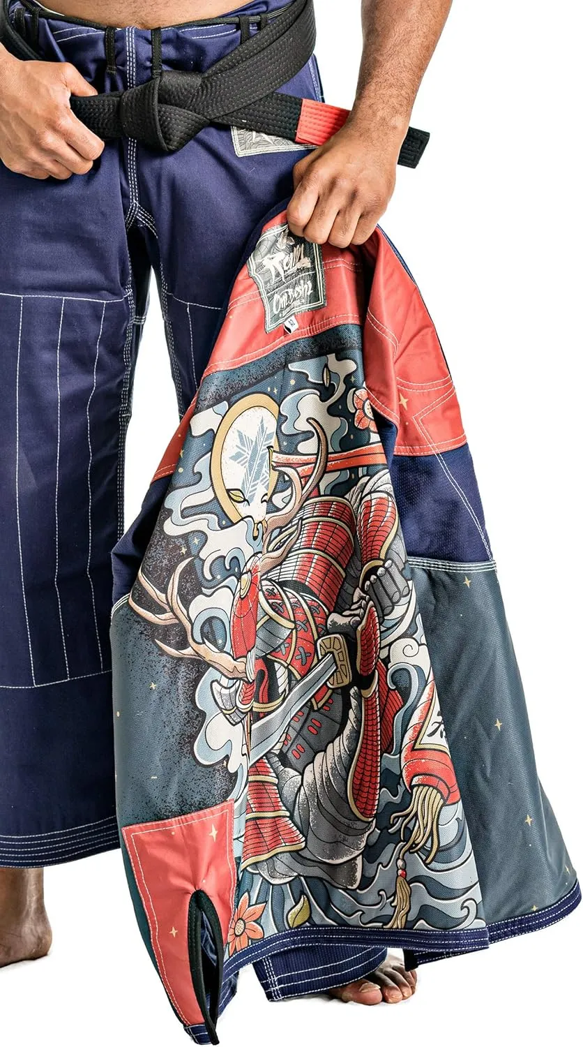 Ronin Oni Bushi Martial Arts Jiu-Jitsu Kimono Gi for BJJ Training
