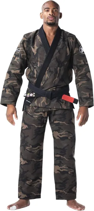 Ronin Signature Jiu Jitsu BJJ Gi – Camouflage 16oz Duck Canvas Men’s Kimono