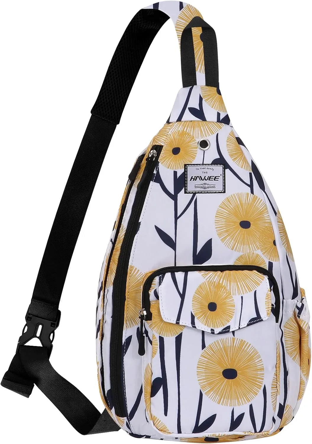 Rope Sling Bag for Women Men Casual Cross Body Daypack Backpack Adjustable Strap Water Repellent for Travel/Sport