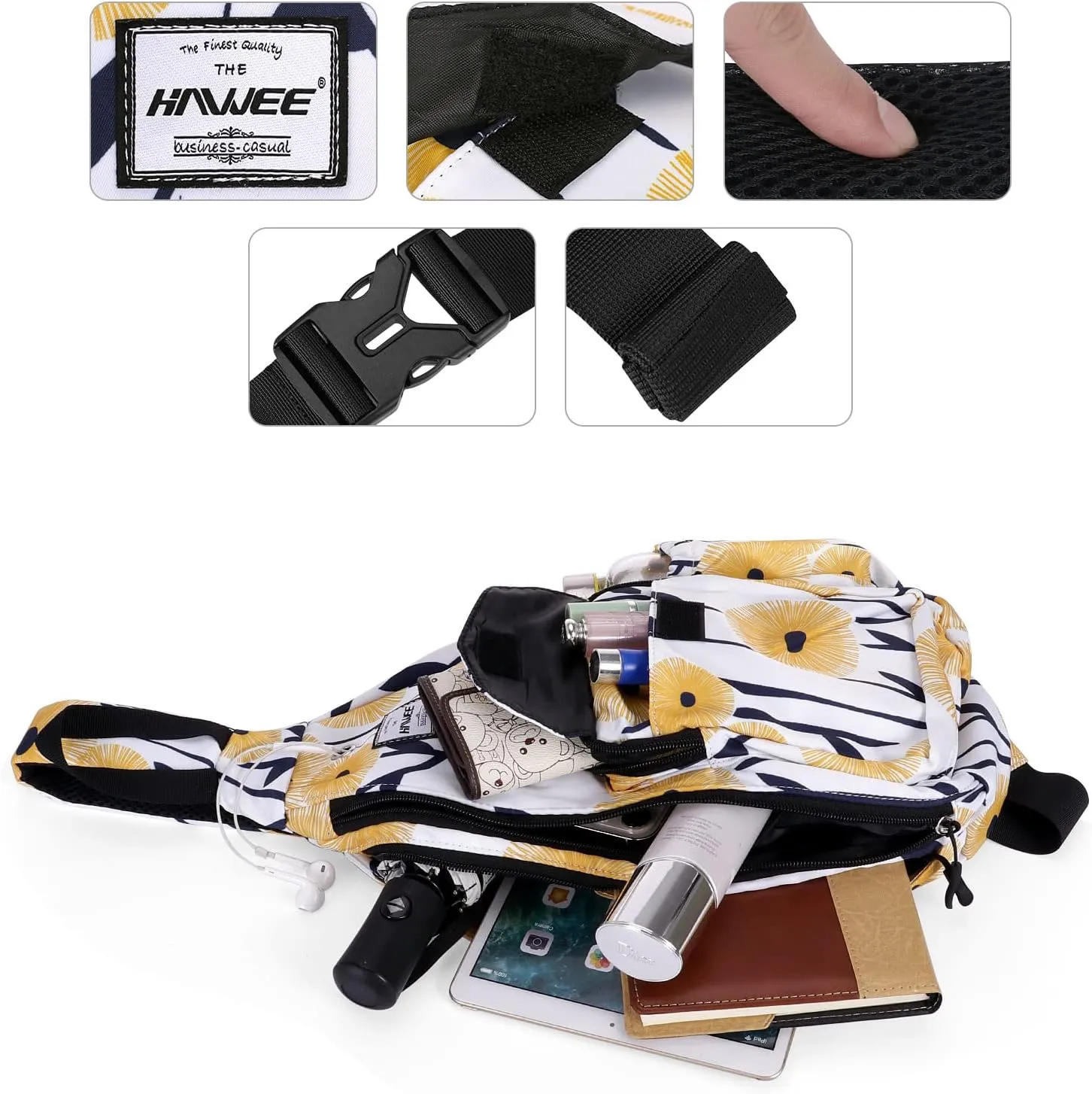 Rope Sling Bag for Women Men Casual Cross Body Daypack Backpack Adjustable Strap Water Repellent for Travel/Sport