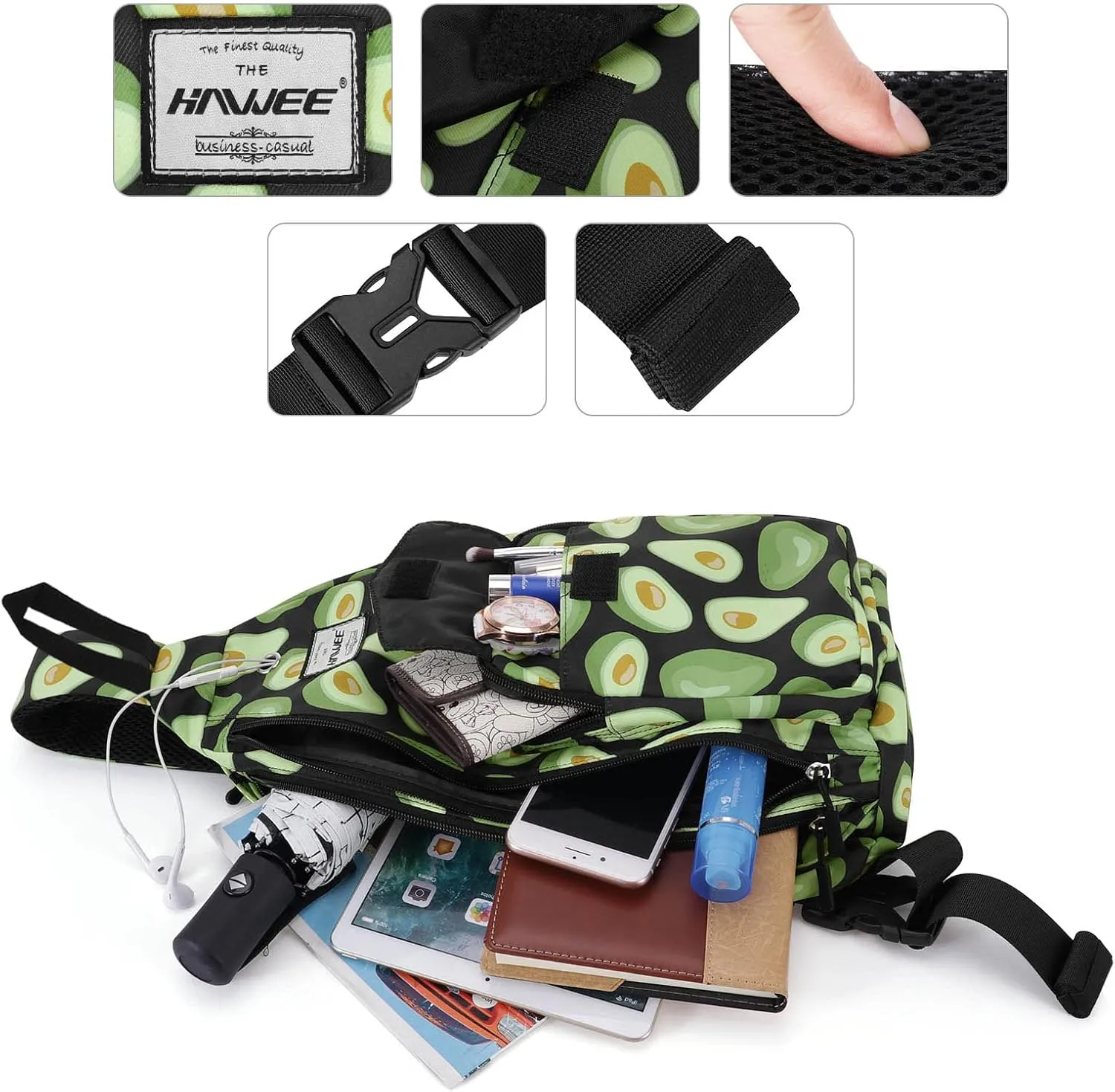 Rope Sling Bag for Women Men Casual Cross Body Daypack Backpack Adjustable Strap Water Repellent for Travel/Sport