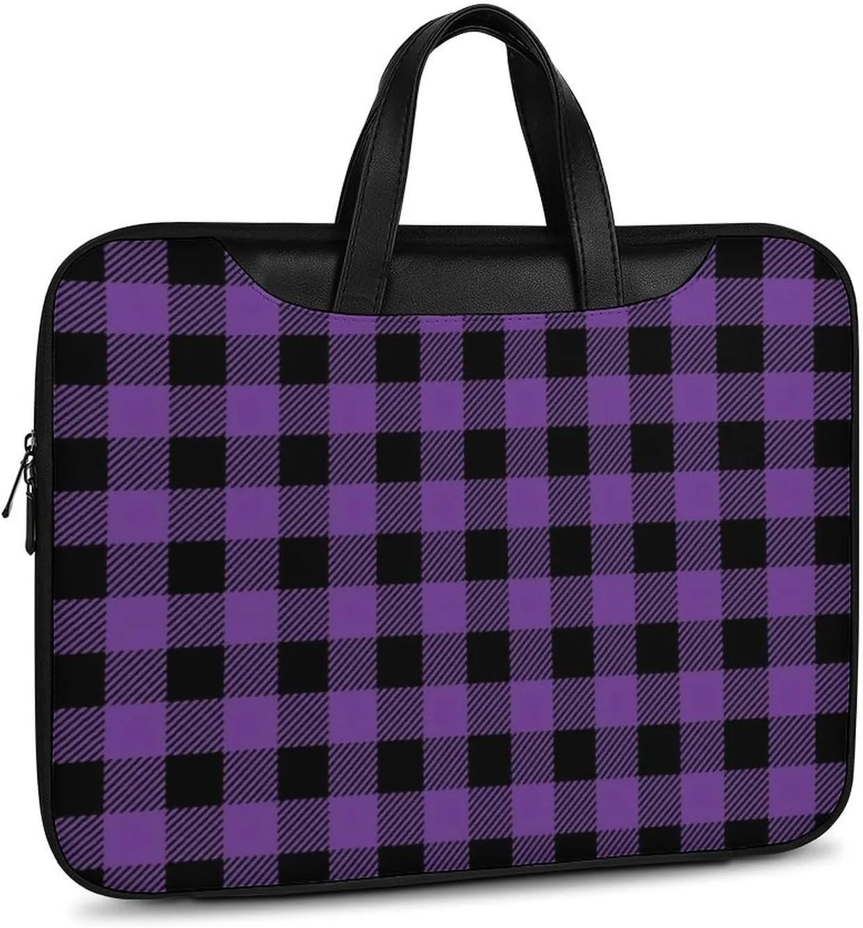 Ross Red Tartan Clans Handheld Single Shoulder Crossbody Laptop Bag Unisex