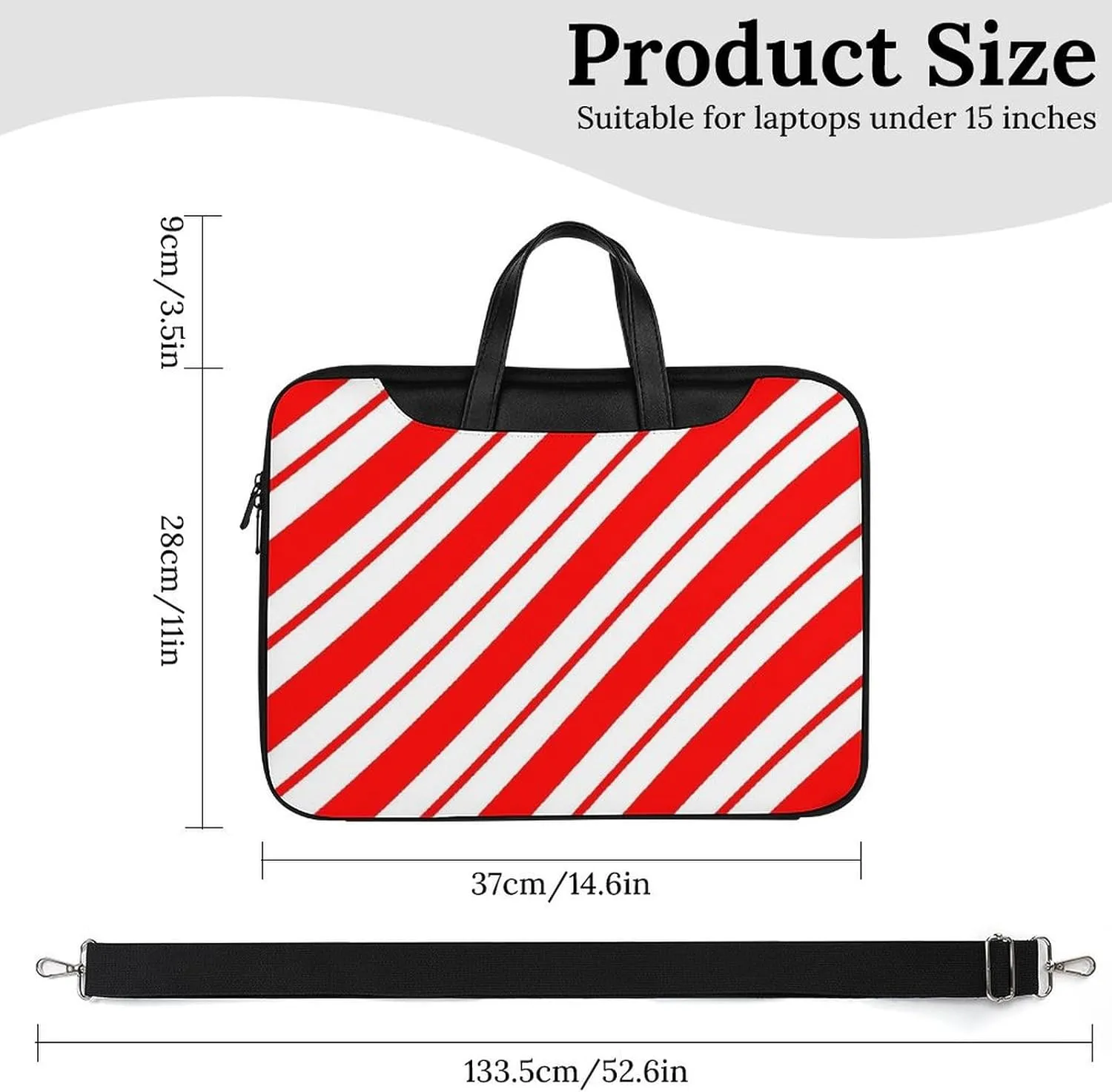 Ross Red Tartan Clans Handheld Single Shoulder Crossbody Laptop Bag Unisex