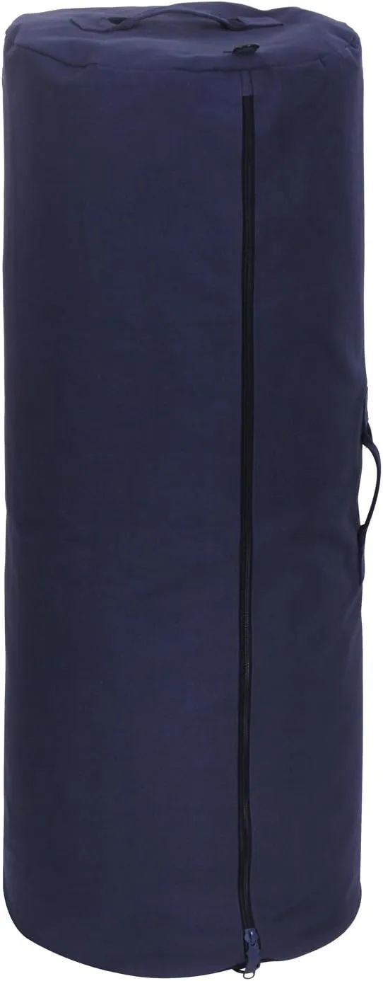 Rothco Canvas Duffle Bag with Side Zipper – Rugged Outdoor Camping Gear Storage