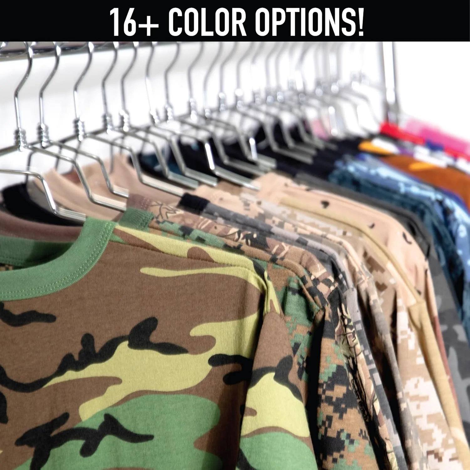Rothco Mens Long Sleeve Color Camo T-Shirt