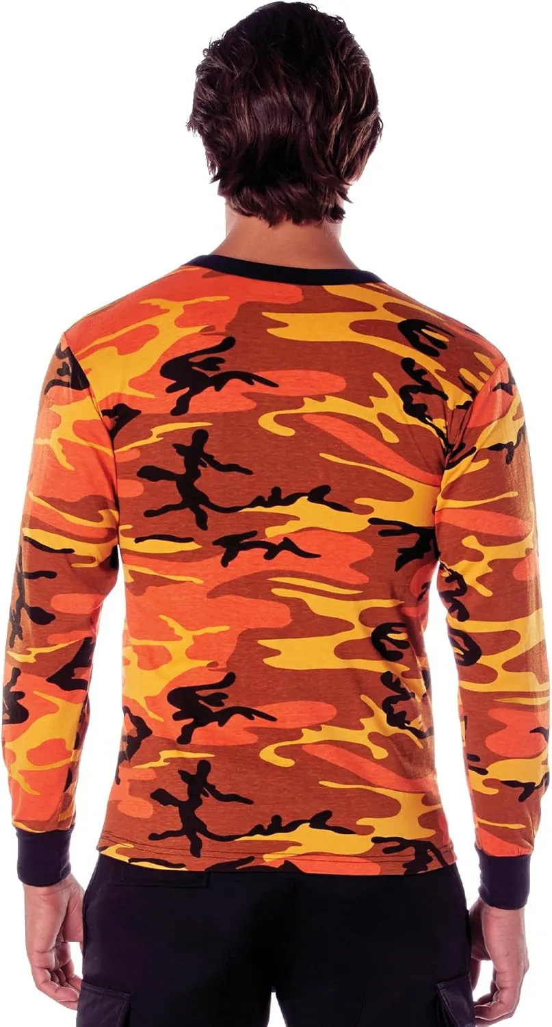 Rothco Mens Long Sleeve Color Camo T-Shirt