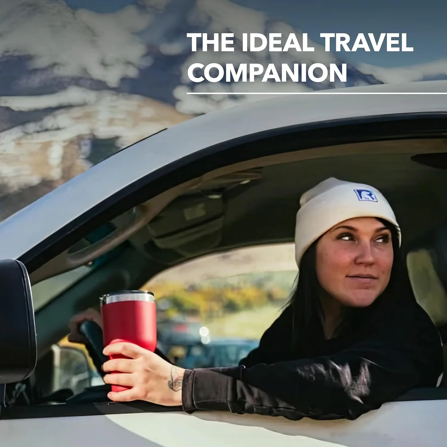 RTIC 30 oz Insulated Tumbler Stainless Steel Coffee Travel Mug with Lid, Spill Proof, Hot Beverage and Cold, Portable Thermal Cup for Car, Camping, Dusty Rose