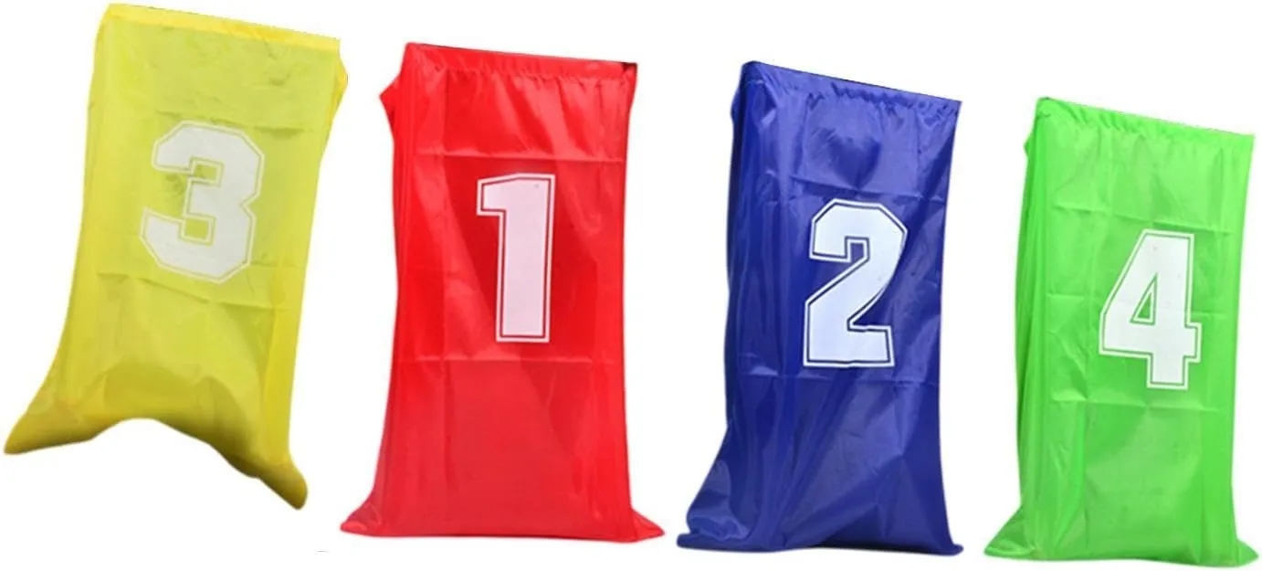 Sack Race Bag for Jumping, Relay Race Equipment for Children, Activity Jump Sack for Events, 4 Pieces