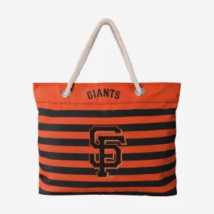 San Francisco Giants Nautical Stripe Tote Bag