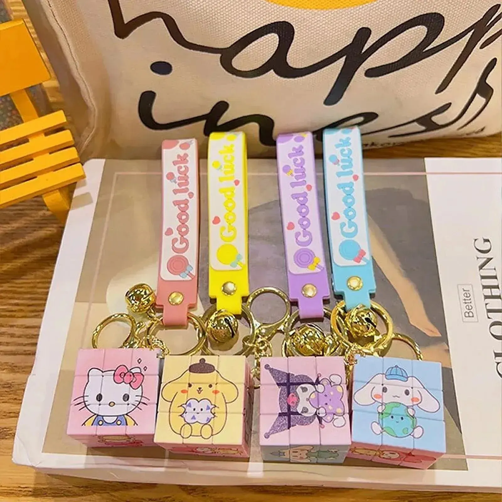 Sanrio Rubik's Cube Keychain