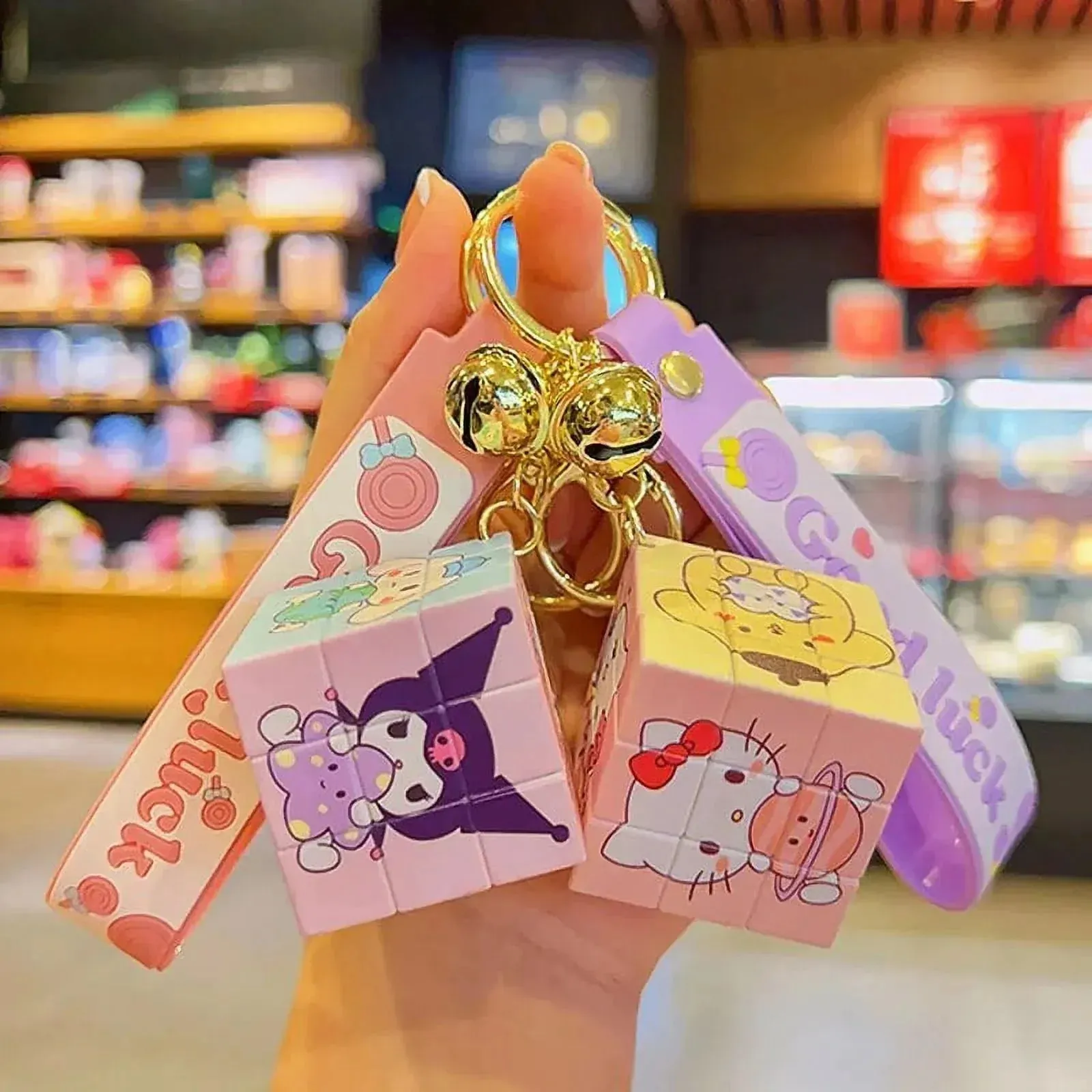 Sanrio Rubik's Cube Keychain