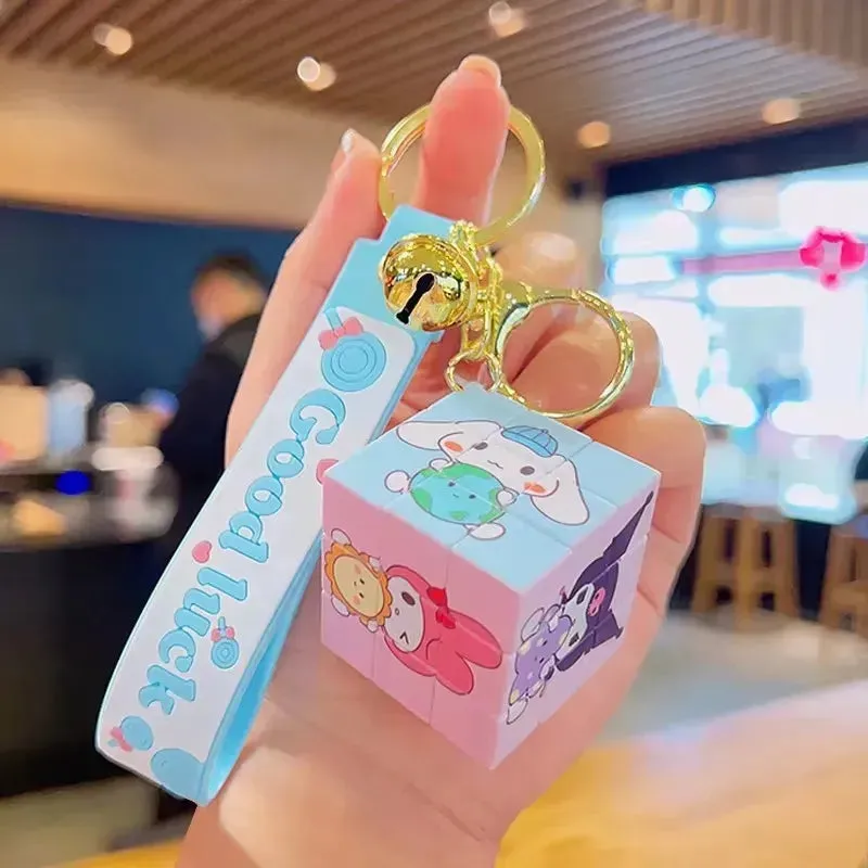 Sanrio Rubik's Cube Keychain
