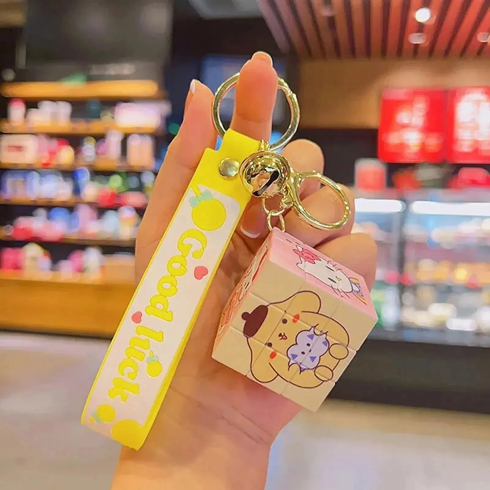 Sanrio Rubik's Cube Keychain