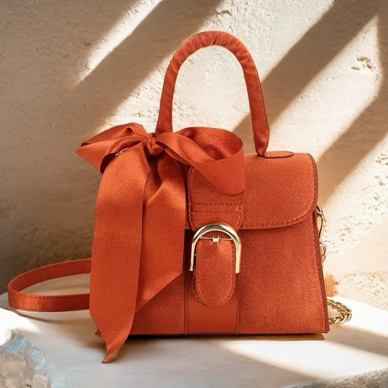 Satin Bow Handbag
