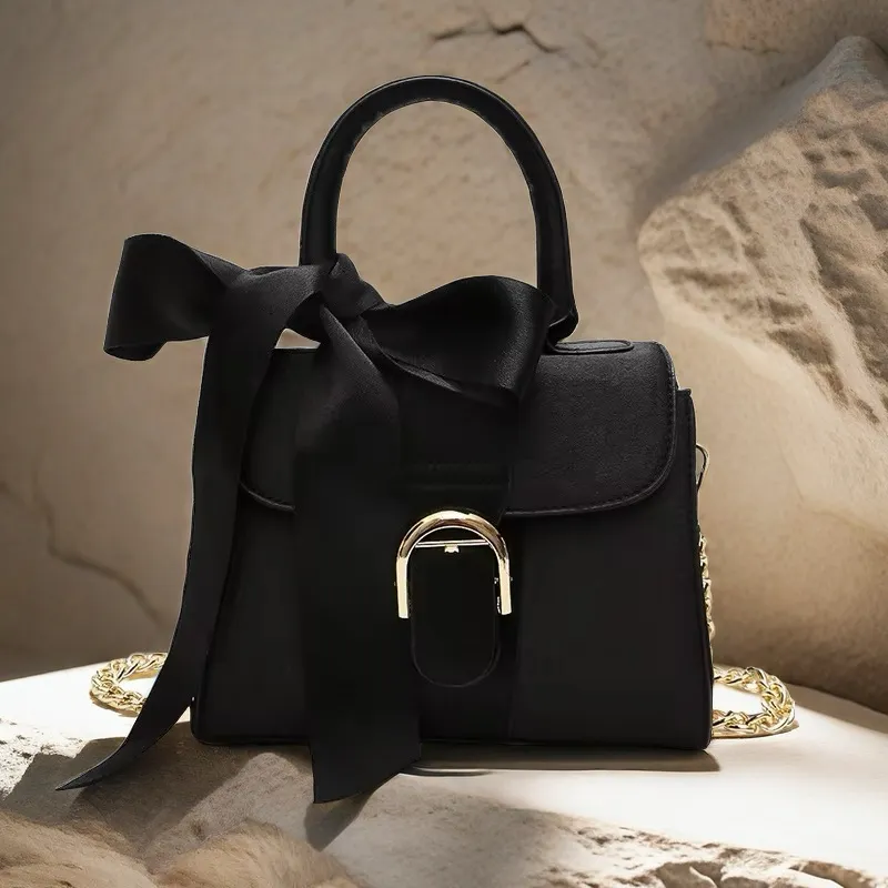 Satin Bow Handbag