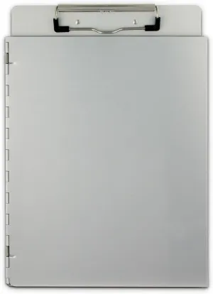 Saunders Recycled Aluminum Portfolio Clipboard – Letter Size File Holder with Privacy Cover. School Supplies