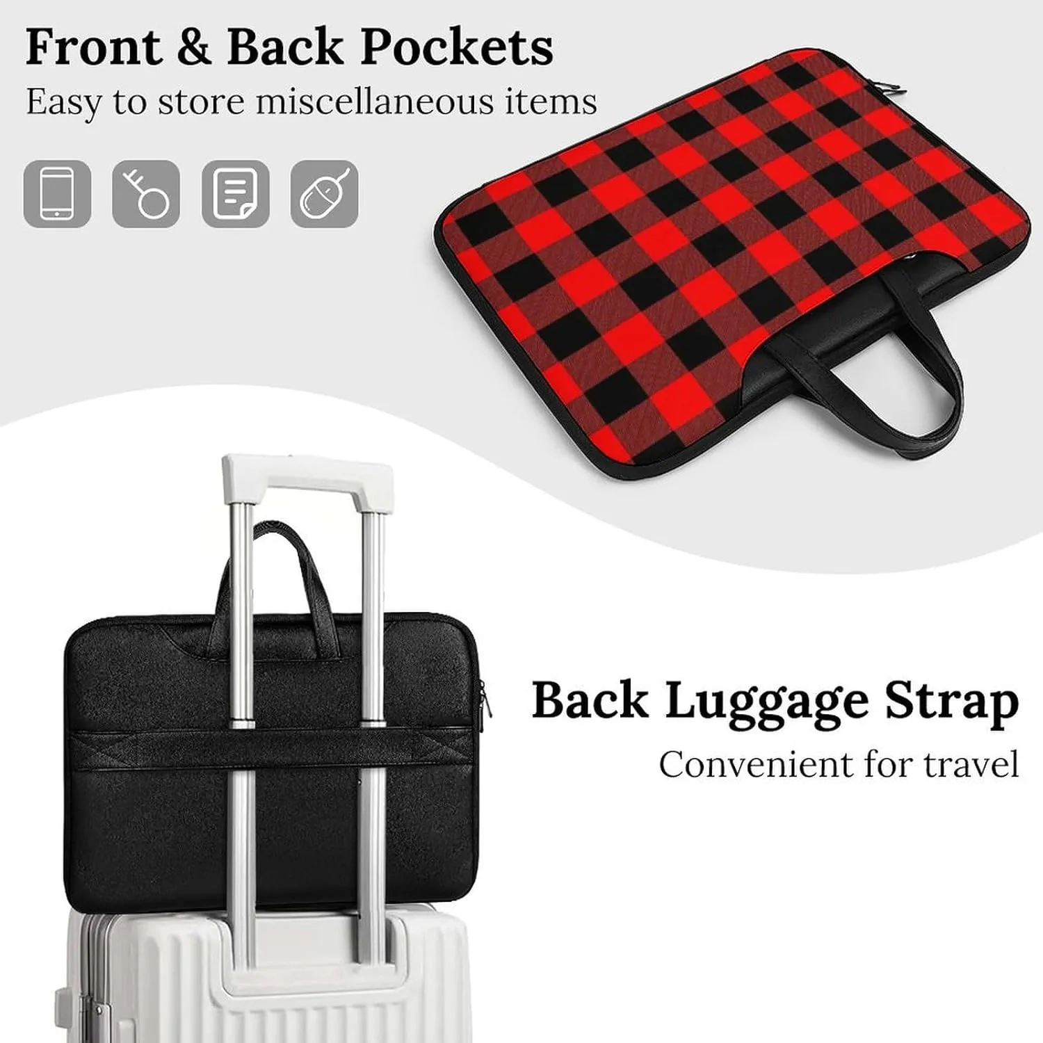 Scottish Clan Home Hume Handheld Single Shoulder Crossbody Laptop Bag Unisex