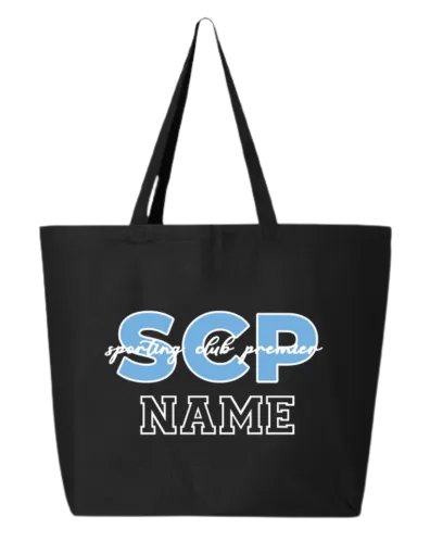 SCP Personalized Tote - Black