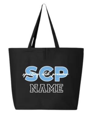 SCP Personalized Tote - Black