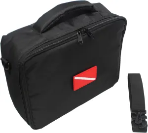 Scuba Diving Regulator Bag - Compact Durable Travel Storage with Suitcase Buckle, Detachable Shoulder Strap, Interior Hook-and-Loop Straps & Transparent Document Pocket for Gear Protection