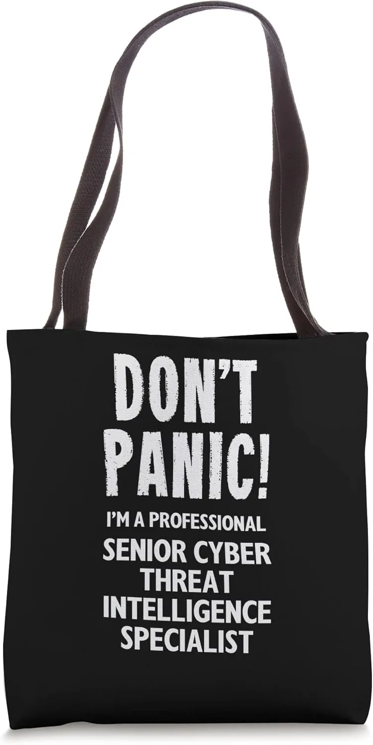 Senior Cyber Threat Intelligence Specialist Tote Bag