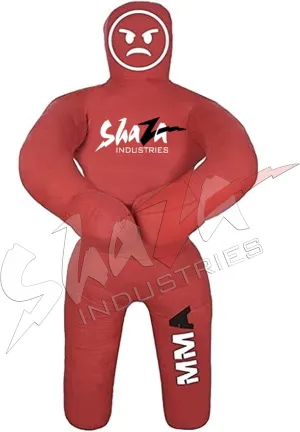 Shaza Grappling Kids Dummy for Fitness & Training, Pose, Strike & Throw Wrestling Dummy for 100cm. Punching Dummy for MMA, Jiu-Jitsu, Judo, Karate & Wrestling Practice & Sparring