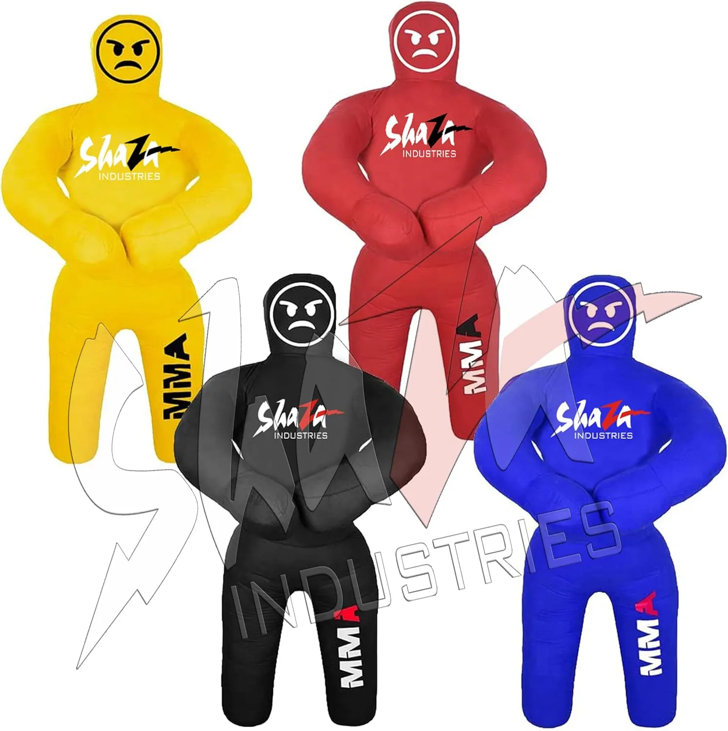Shaza Grappling Kids Dummy for Fitness & Training, Pose, Strike & Throw Wrestling Dummy for 100cm. Punching Dummy for MMA, Jiu-Jitsu, Judo, Karate & Wrestling Practice & Sparring