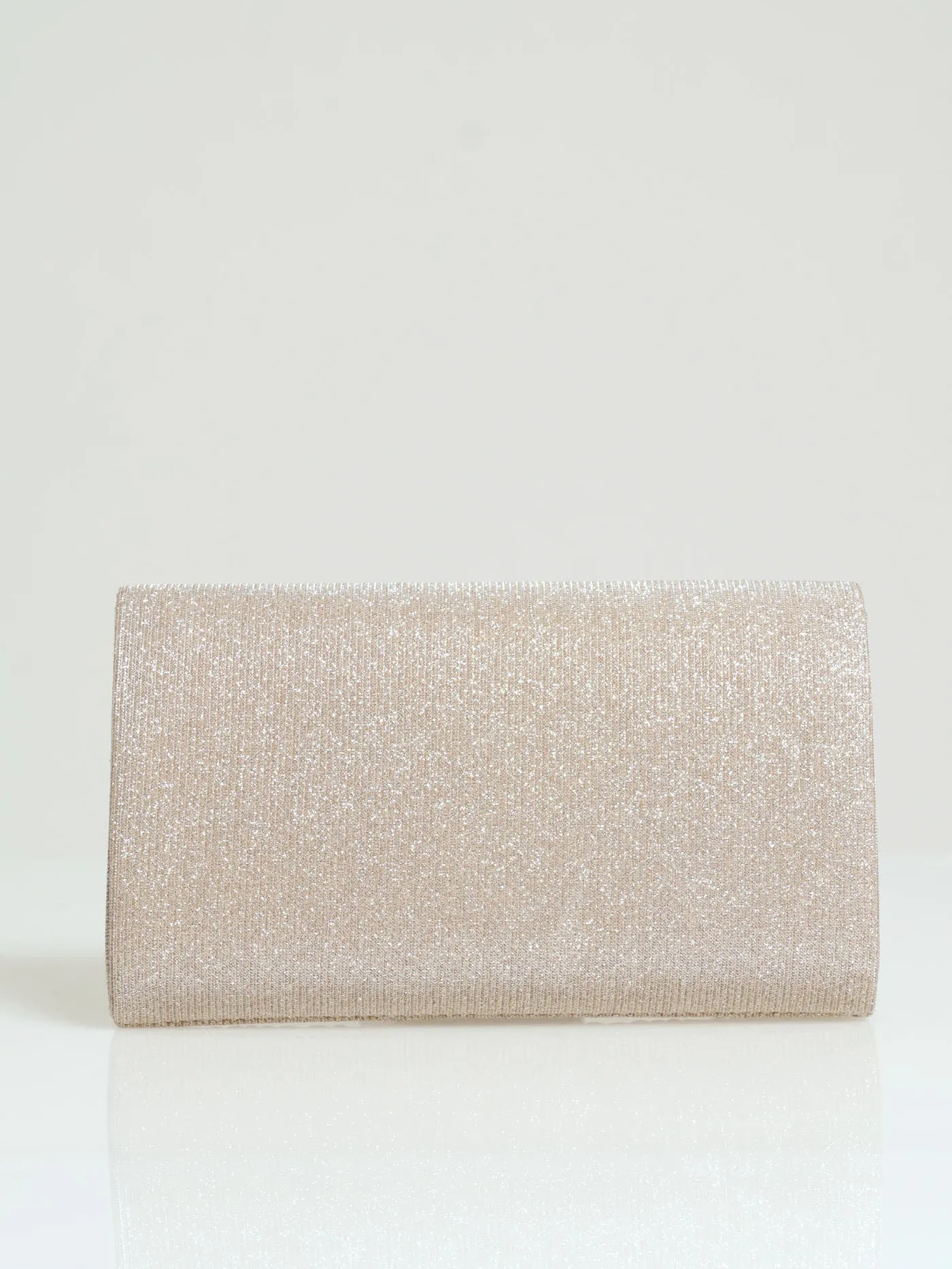 Shimmer Envelope Clutch - Rose Gold