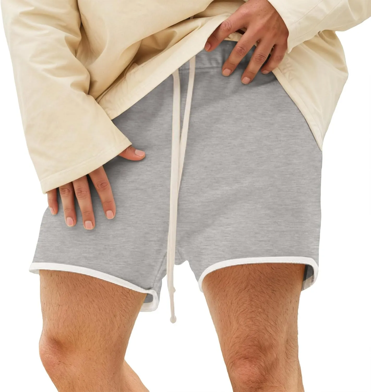 Shorts for Men Trendy Construction Trousers Swim Adult Comfortable Patterned Shorts Linen for Men Office Occasion