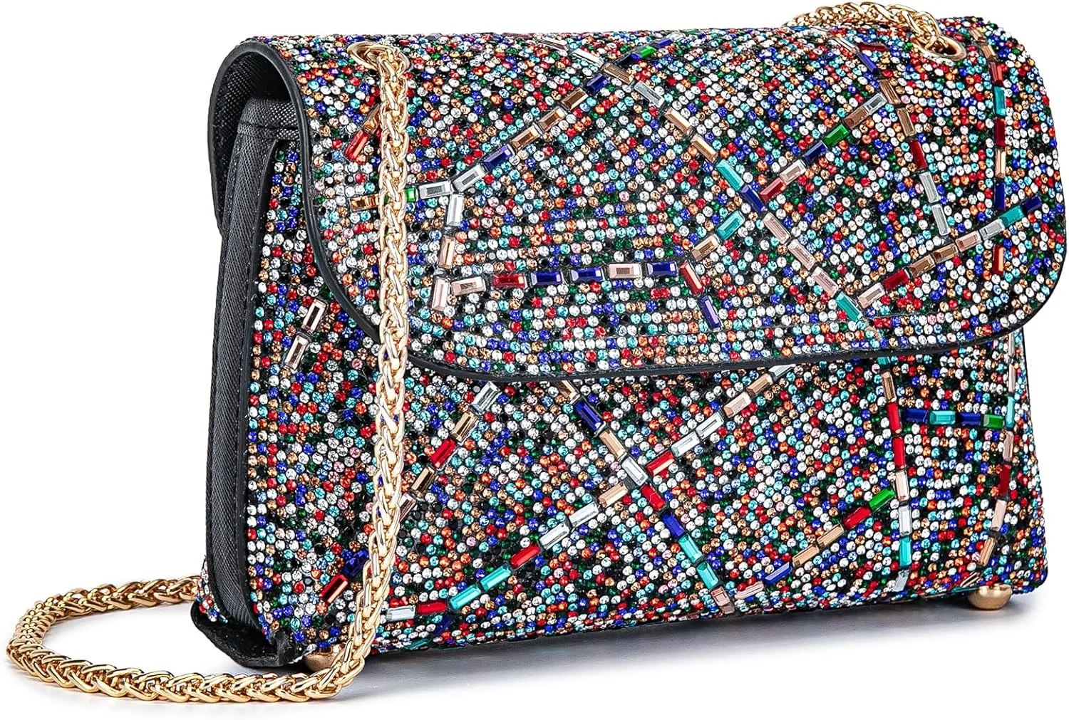 Shoulder Bags Crossbody Bag Purses Handbags Crystals Rhinestone Evening Bag for Women Clutch Purse with Chain