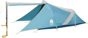 Sierra Designs Clip Flashlight 2 – Lightweight, Backpacking and Camping Tent – Large Vestibule Style Awning - Included Burrito Bag for Quick and Easy Storage