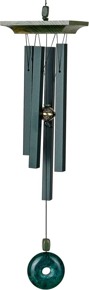 Signature Collection, Woodstock Jade Chime, 22'' Decor Designs Wind Chimes for Outdoor, Patio, Home or Garden Décor (JC)