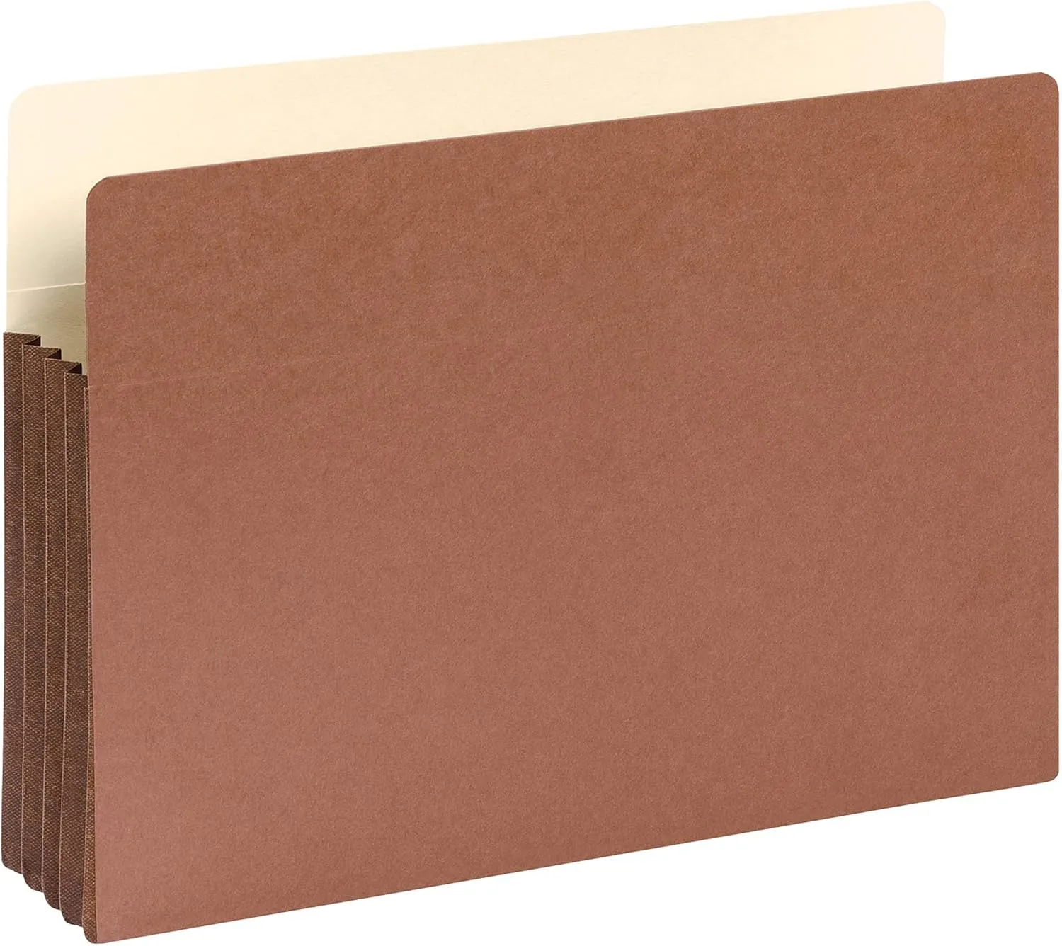 Smead File Pocket, Straight-Cut Tab, 3-1/2" Expansion, Legal Size, Redrope, 10 per Box (74264)