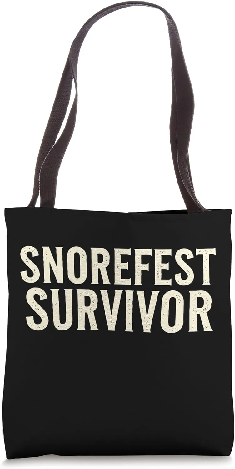 Snorefest Survivor Work Teacher Supervisor Seminar Meeting Tote Bag