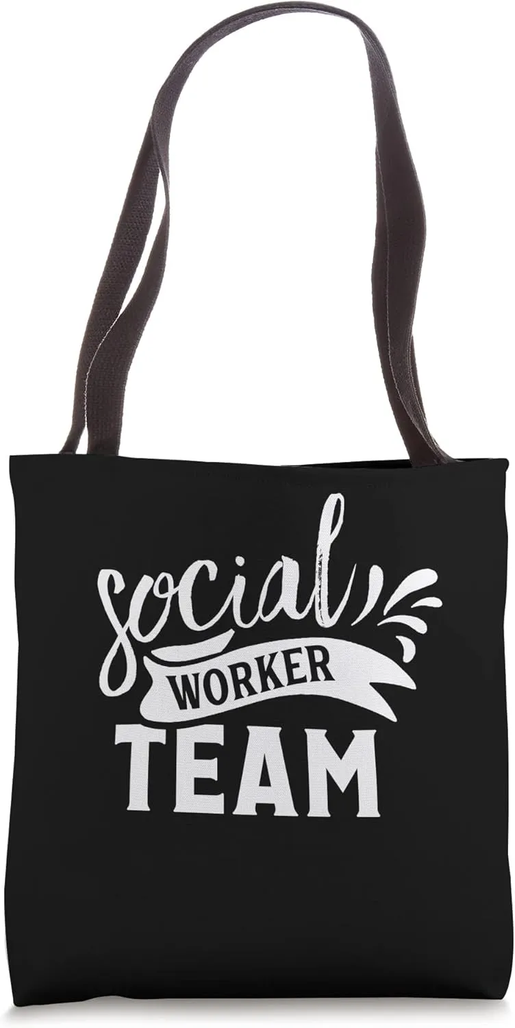 Social Worker Team Work Pedagogy Public Servant Tote Bag