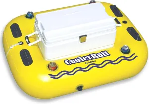 SOLSTICE Super Chill Inflatable River Raft Float Tube Series 1-6 Person With Cupholders Cooler Mesh Bottom Backrest Grab Handles Tie On Rope For River Lake Ocean Pool Floating Snow Heavy Duty Material