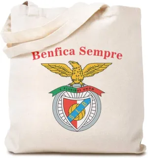 Speedy Pros Canvas Tote Bag for Women Benfica Sempre Always Beneficial Beach Bags for Women