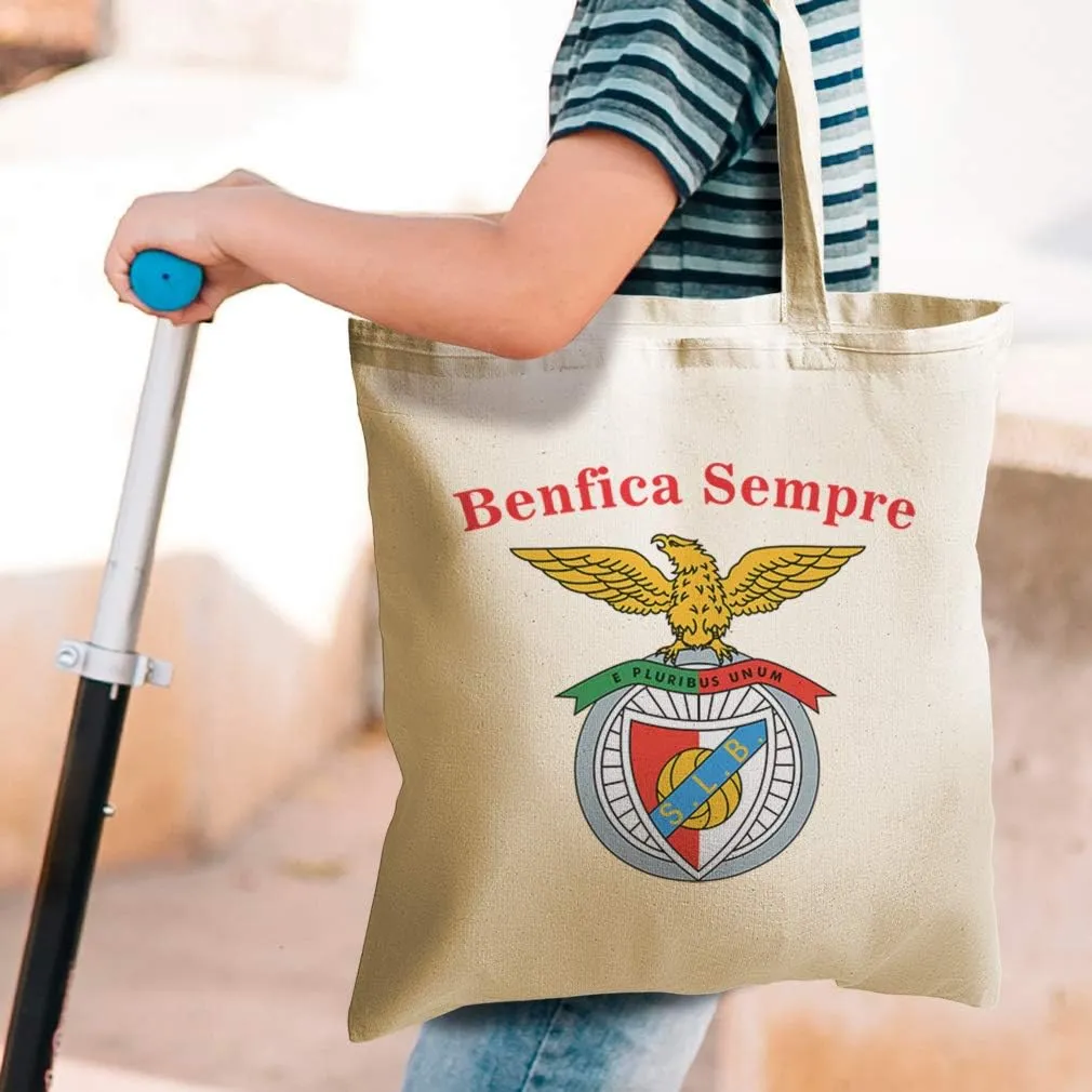 Speedy Pros Canvas Tote Bag for Women Benfica Sempre Always Beneficial Beach Bags for Women