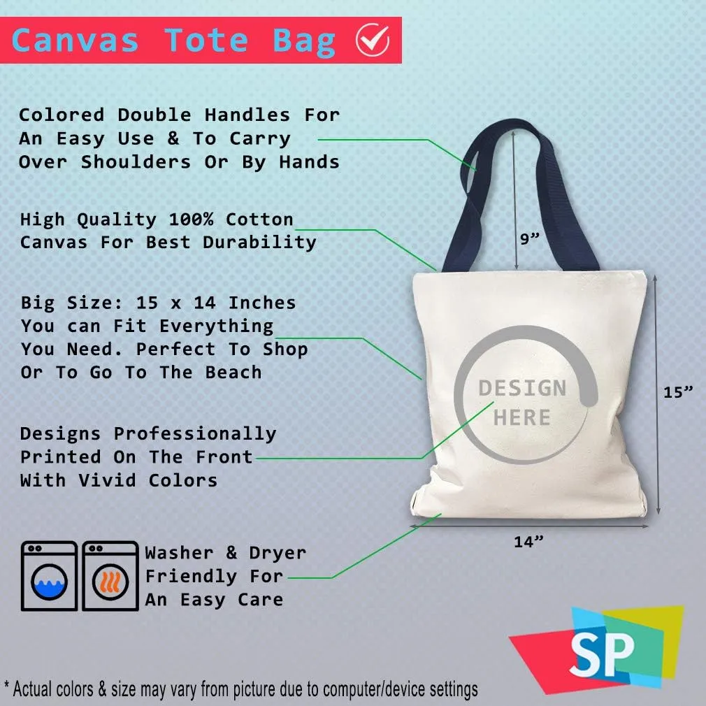 Speedy Pros Canvas Tote Bag for Women Don'T Be Afraid to Take Whisks Kitchen Housewarming Beach Bags for Women