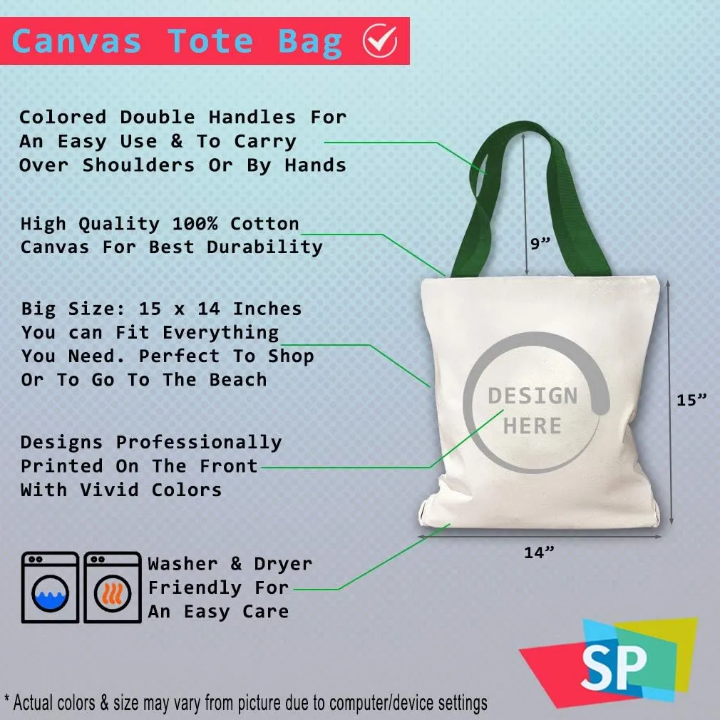 Speedy Pros Canvas Tote Bag for Women Teacher Affect Eternity Profession Education & Teachers