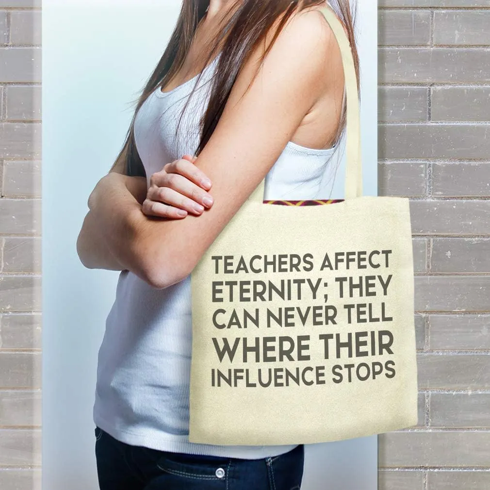 Speedy Pros Canvas Tote Bag for Women Teacher Affect Eternity Profession Education & Teachers