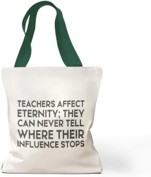 Speedy Pros Canvas Tote Bag for Women Teacher Affect Eternity Profession Education & Teachers