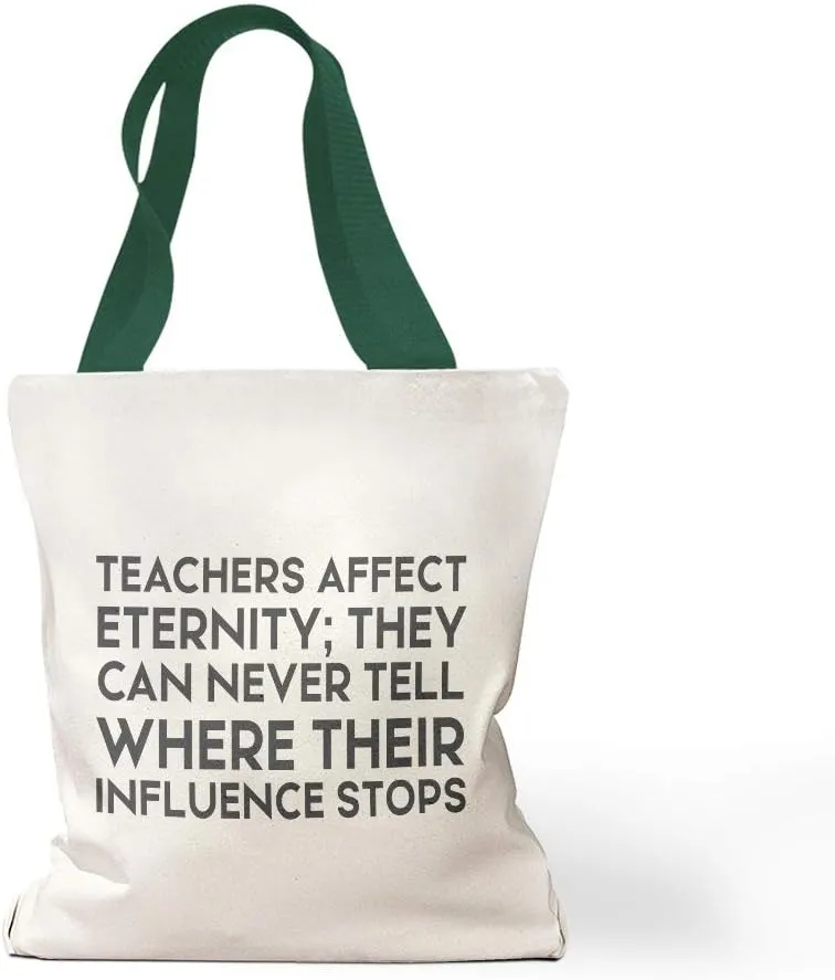 Speedy Pros Canvas Tote Bag for Women Teacher Affect Eternity Profession Education & Teachers