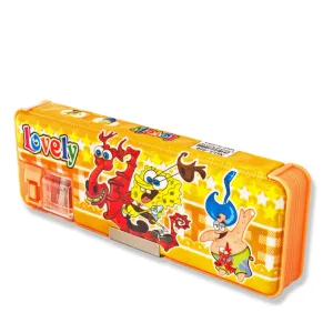 SpongeBob Pop-Up Pencil Box Twin Compartment