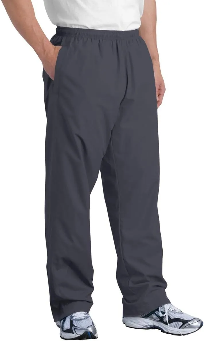 SPORT-TEK Unisex Wind Pant | Athletic Pants for Men & Women, Lightweight Water Repellent Sweatpants with Elastic Waistband