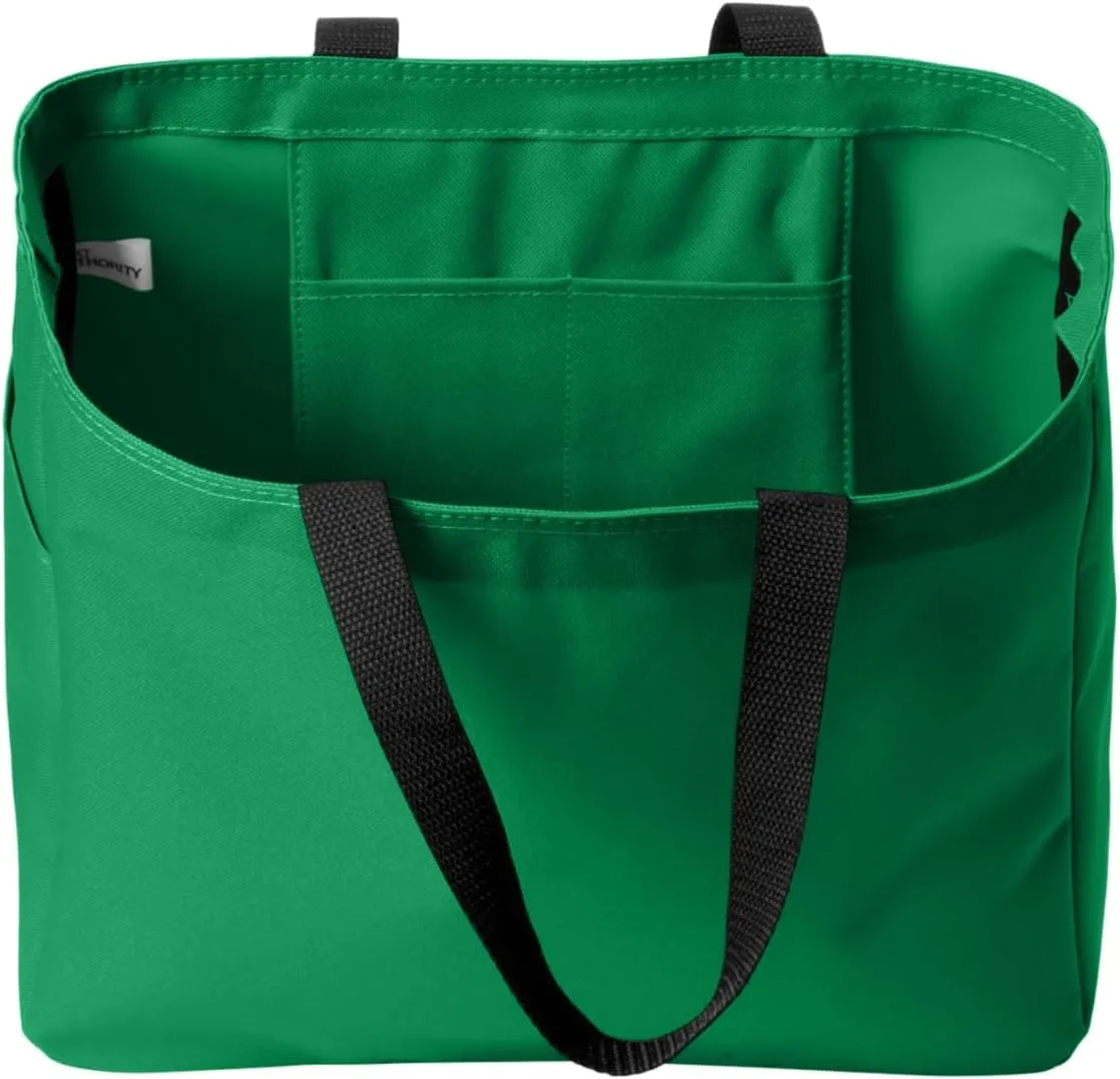 Sport Your Gear Officially Licensed NCAA Reusable Essential Tote Bag, 12" x 12" x 6.5" 600D Polyester Convas Tote Bag